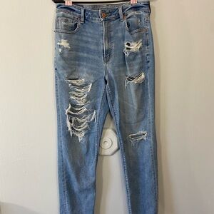 American Eagle Outfitters Light Blue Mom Jeans